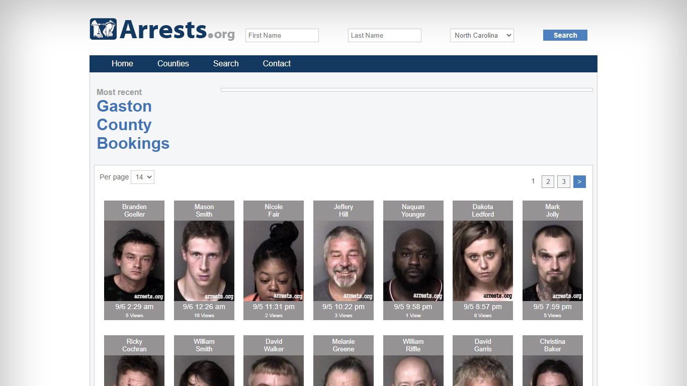 Gaston County Arrests and Inmate Search